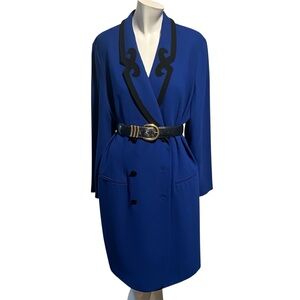 Vintage Royal Blue Power Blazer Dress 💙
